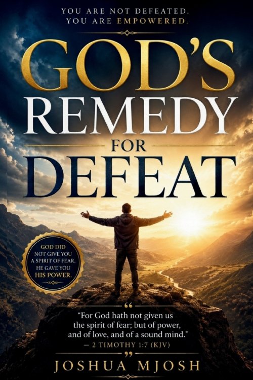 GOD'S REMEDY FOR DEFEAT:  (For God hath not given us the spirit of fear; but of power, and of love, and of a sound mind." - 2 Timothy 1:7 (KJV)