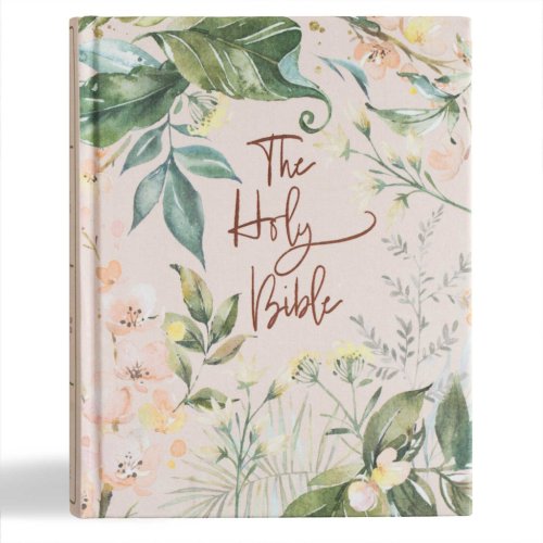 CSB Notetaking Bible, Large Print, Floral
