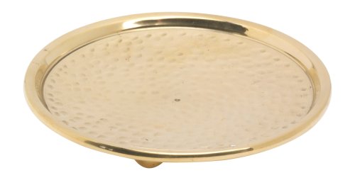 Polished Candlestick Plate D 10 cm inside