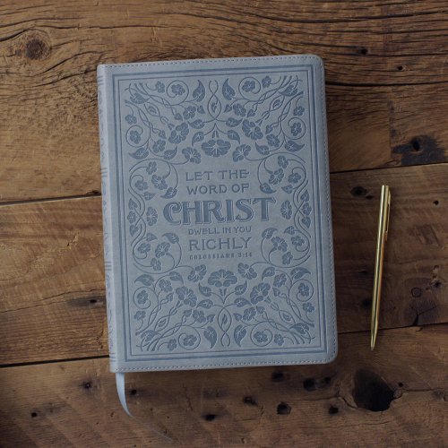 ESV Illuminated™ Bible, Art Journaling Edition (TruTone, Paris Sky, Colossians 3:16 Design)