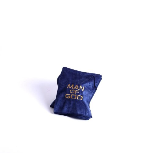 Pastor Towel Man Of God Navy Microfiber