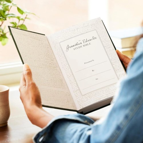 The Jonathan Edwards Study Bible: Experience Abiding Joy in Christ (NKJV, Hardcover, Red Letter, Comfort Print)