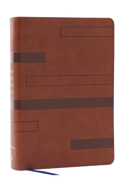 Color Code Study Bible, Revealing God's Truth Color by Color (NIV, Brown Leathersoft, Red Letter, Thumb Indexed, Comfort Print)
