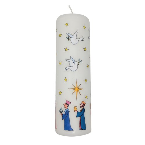 20cm Wise Men Pillar Advent Candle