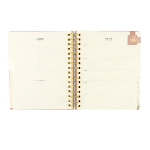 12-Month Undated Planner: Sonora Design, Spiral