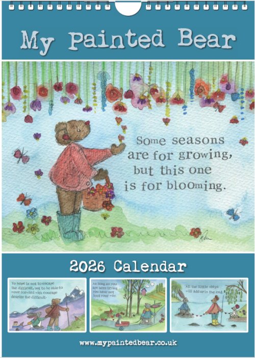 My Painted Bear 2026 Wall Calendar