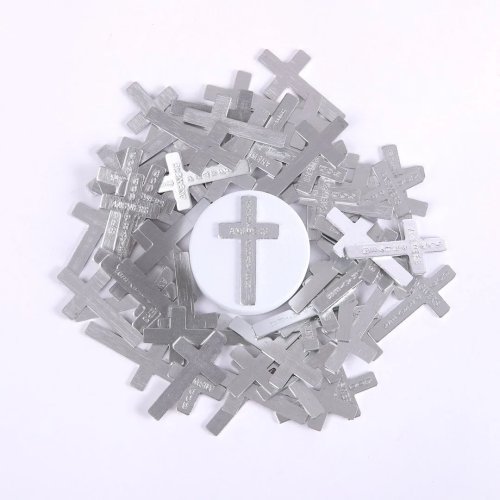 God Answers Prayers Silver Pocket Cross - Pack of 200