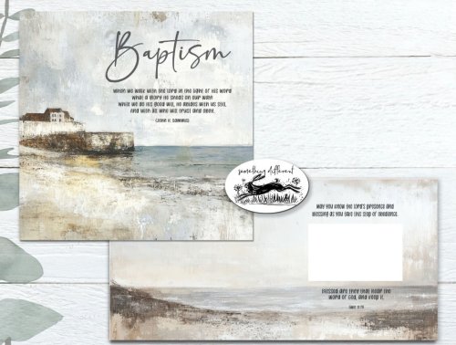 Harbour Baptism Card