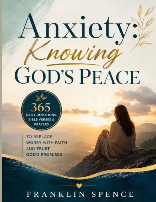 Anxiety: Knowing God's Peace: 365 Daily Devotions, Bible Verses & Prayers to Replace Worry with Faith and Trust God's Promises