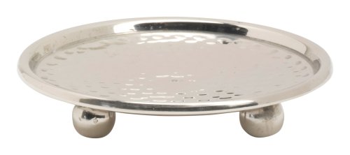 Nickel Plated Candlestick Plate D 8 cm Inside