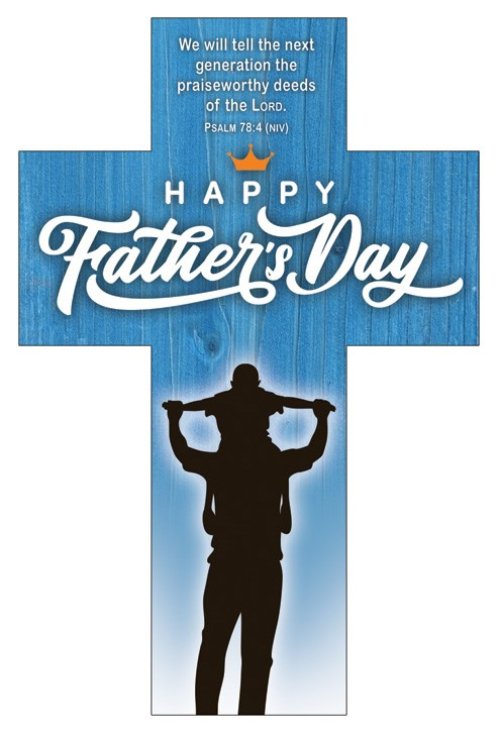 Bookmark-Cross-Father's Day-Happy Father's Day Ps 78:4 NIV (Pack of 25)