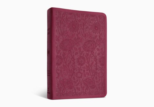 ESV Value Compact Bible (TruTone, Raspberry, Floral Design)