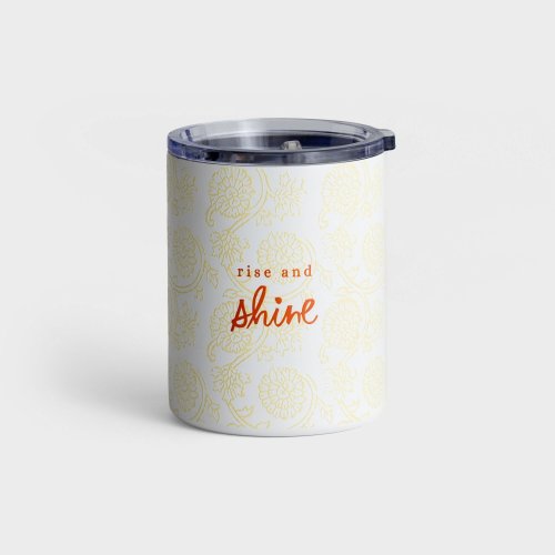 Stainless Steel Tumbler-Rise & Shine (12 Oz) (DS#U1058