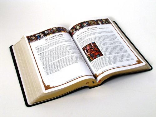 RSV Catholic Bible Large Print Black Bonded Leather