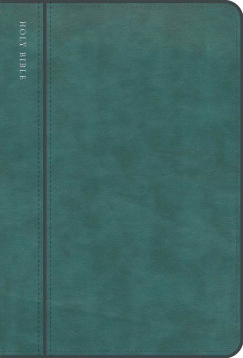 CSB Large Print Compact Reference Bible, Teal