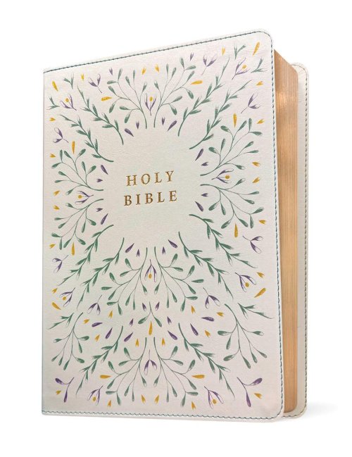 NLT Wide Margin Bible, Filament Enabled (LeatherLike, Grace & Bloom, Red Letter)