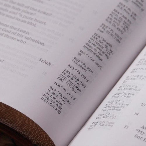 NKJV, Single-Column Reference Bible, Verse-by-verse, Red Letter, Comfort Print