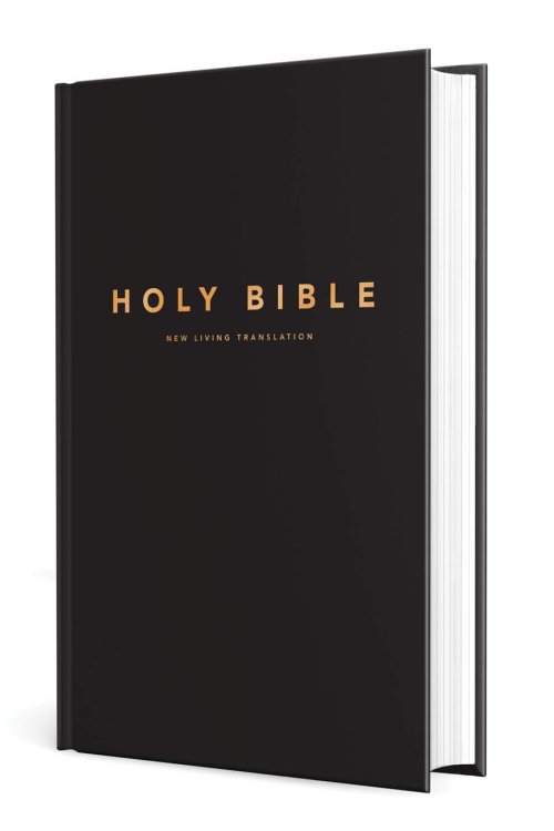NLT Large Print Pew Bible (Hardcover, Black)