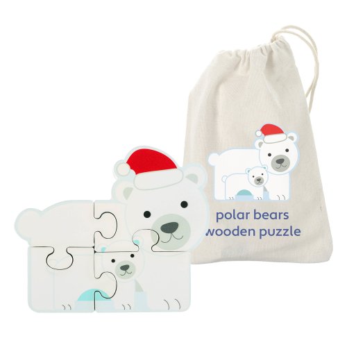 Polar Bears Wooden Puzzle (FSC®)