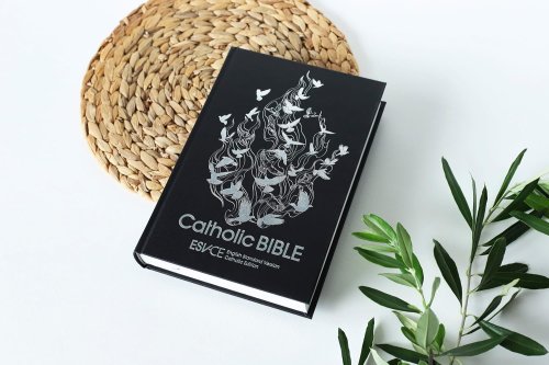 ESV-CE Catholic Bible, Black, Hardback, Anglicized Standard Edition, Maps