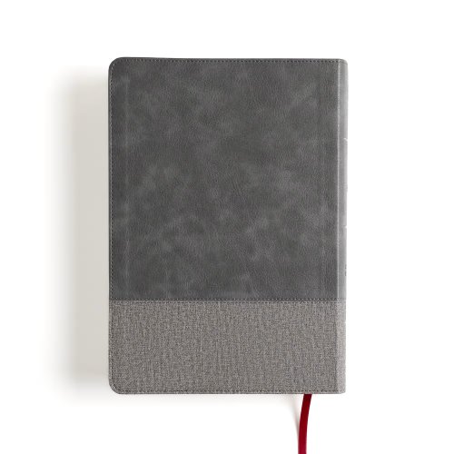 CSB Super Giant Print Reference Bible, Optimal Type, Digital Study Edition, Charcoal LeatherTouch