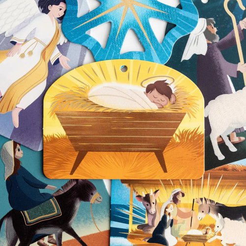 Jesus is Born - Advent Ornament Book
