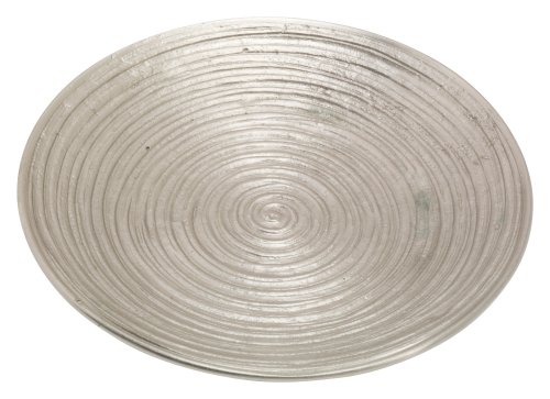 Nickel Plated Candlestick Plate D 15 cm