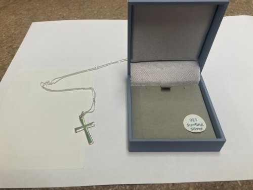 Silver Contemporary Cross Pendant