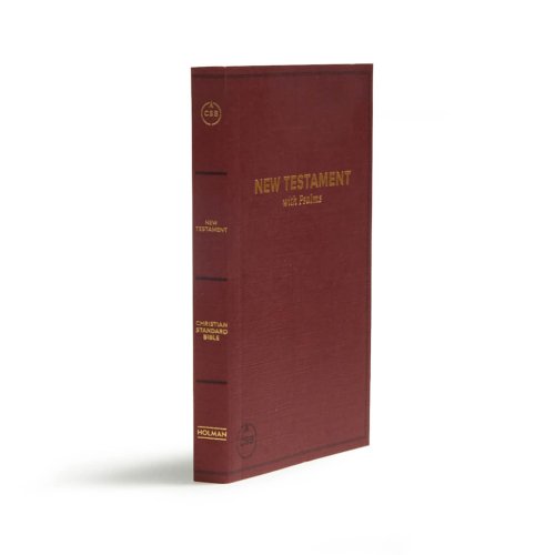 CSB Pocket New Testament with Psalms, Burgundy Trade Paper