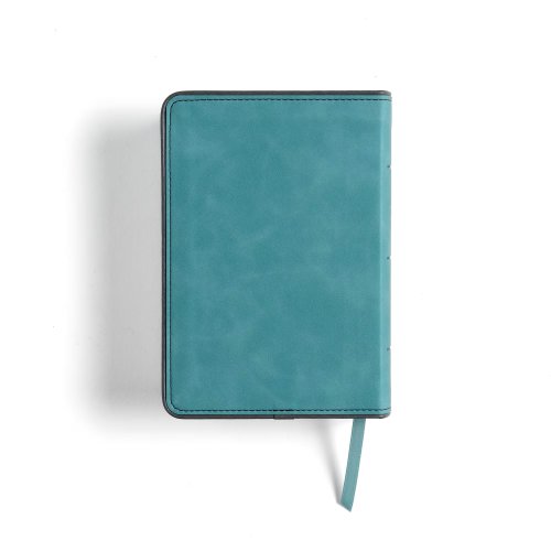 CSB Large Print Compact Reference Bible, Easy-to-Read Optimal Type, Digital Study Edition, Teal LeatherTouch