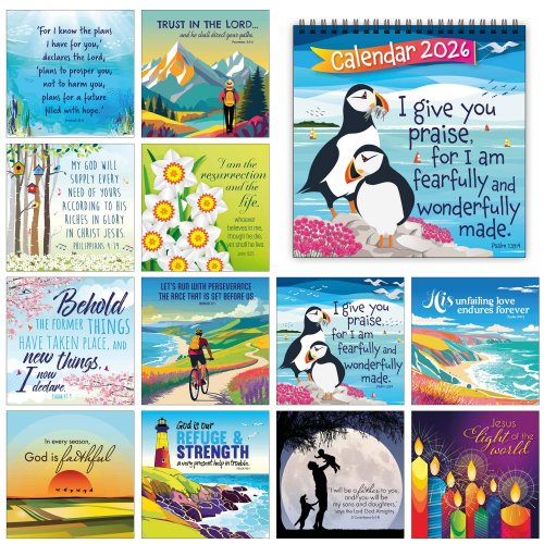 Just Cards 2026 Wall Calendar