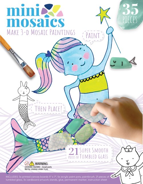 Mini Mosaics Whimsical Sea Friends