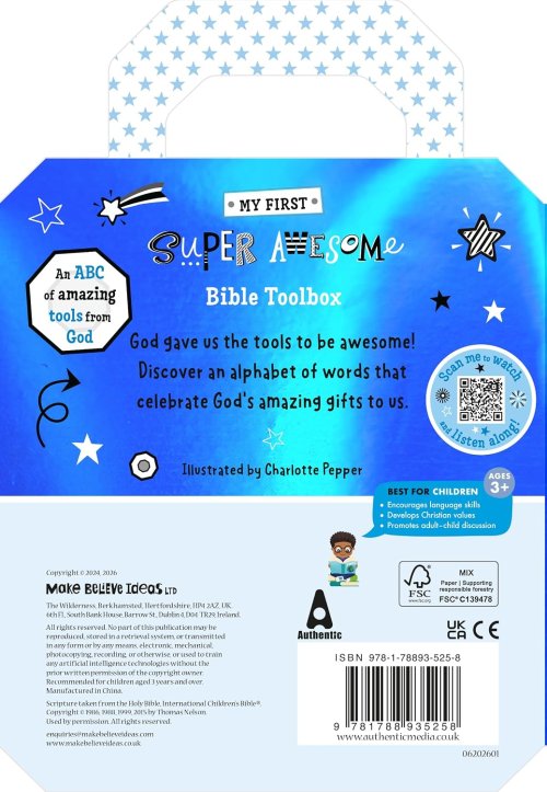 My First Super Awesome Bible Toolbox: An ABC of Amazing Tools from God