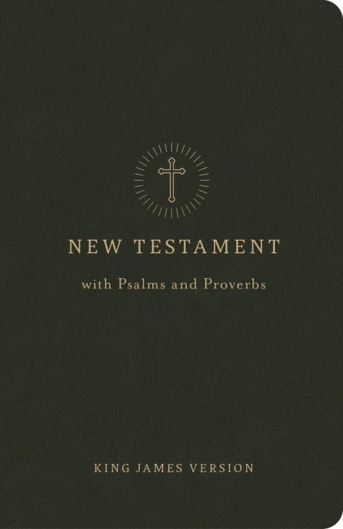 KJV Pocket New Testament with Psalms and Proverbs, Olive