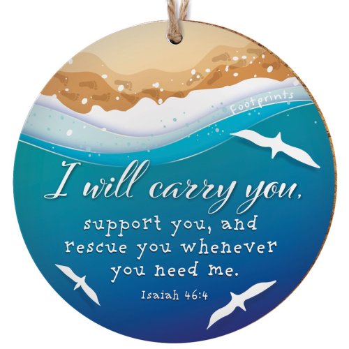 Footprints Ceramic Hanging Decoration