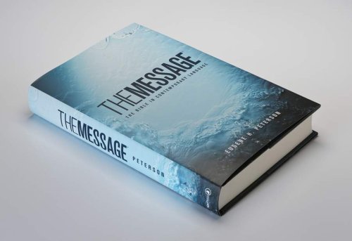 The Message Bible Numbered Edition, Bible, Blue, Hardback, Single Column Layout, Maps, Charts, Ribbon Marker