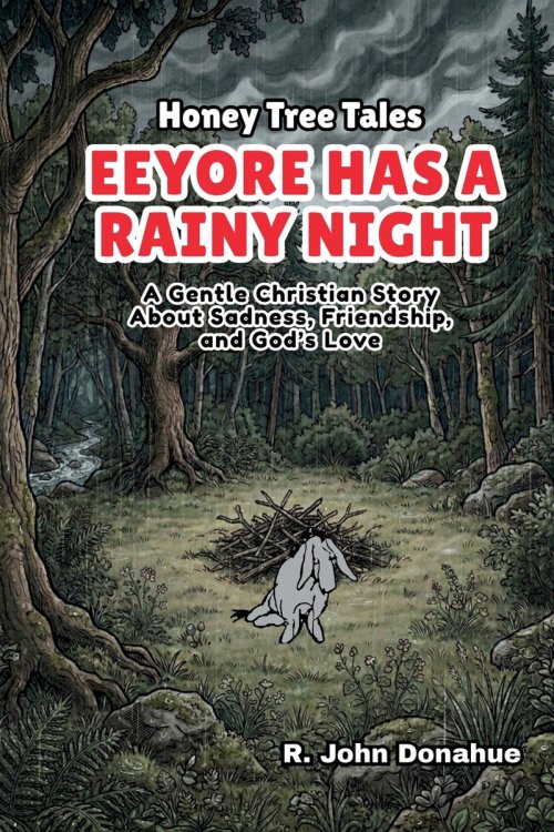 Honey Tree Tales: Eeyore Has A Rainy Night: A Gentle Christian Story About Sadness, Friendship, and God's Love