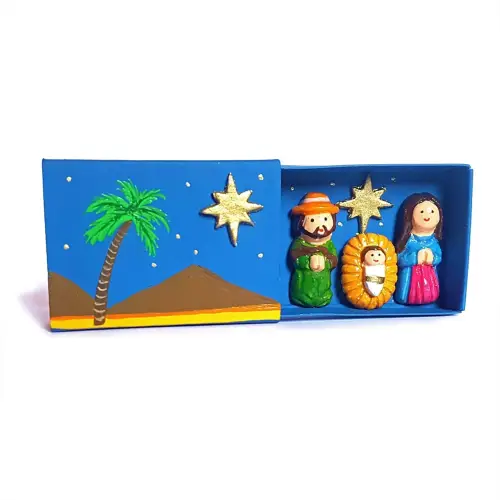 Nativity Palm Tree Matchbox