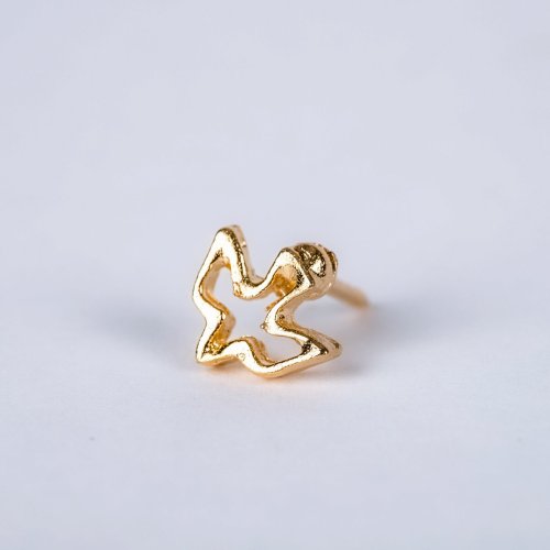 Open Dove Lapel Gold Pin Small Pack of 6