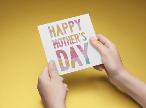 Happy Mother's Day (Abstract) Greeting Card & Envelope