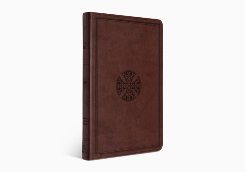ESV Value Thinline Bible (TruTone, Brown, Mosaic Cross Design)
