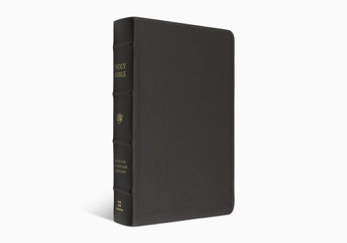 ESV Giant Print Personal Size Bible, Red Letter (Buffalo Leather, Deep Brown)