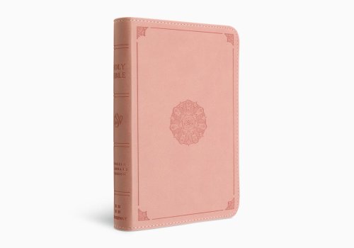 ESV Compact Bible, Red Letter (TruTone, Blush Rose, Emblem Design)