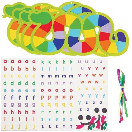 Learn The Alphabet Snake Kits (Pack of 4)