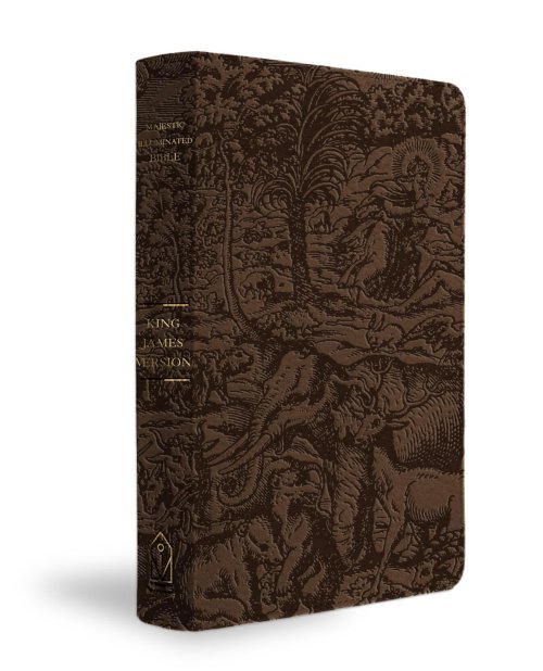KJV Majestic Illuminated Bible (Brown Leatherluxe)