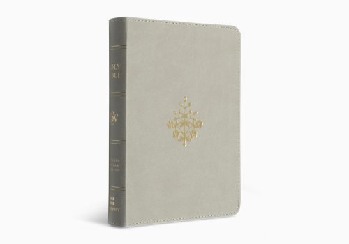 ESV Large Print Compact Bible, Red Letter (TruTone, Stone, Branch Design)