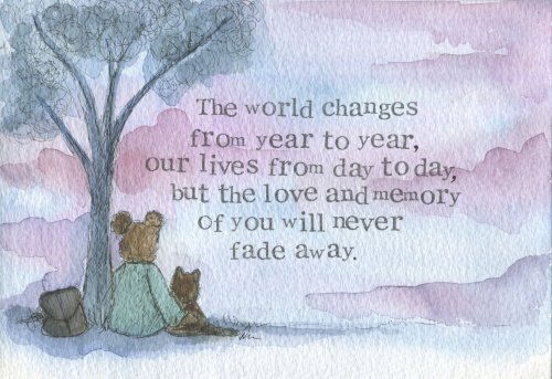 Sympathy Print You will never fade