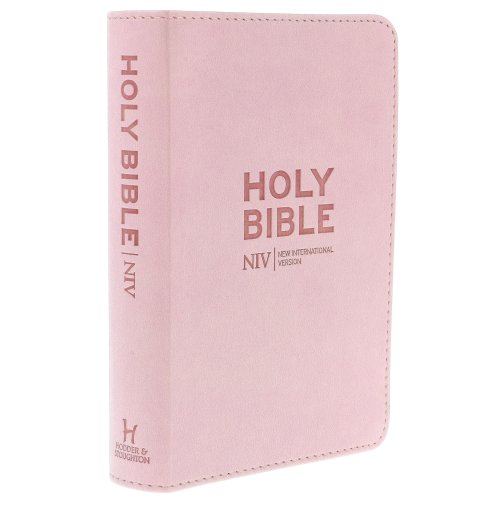 NIV Pocket Bible, Pink, Imitation Leather, Boxed and MAF Bible Donation