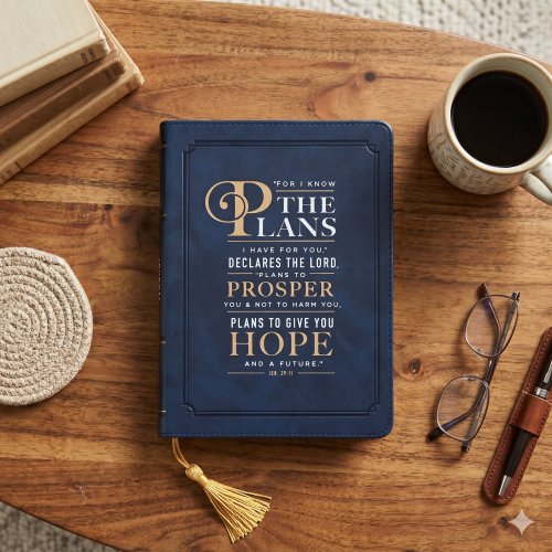 Journal-I Know The Plans-Navy LuxLeather