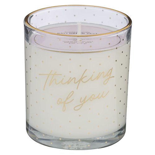 Glass Candle Thinking Of You